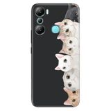 Senada Infinix Hot 20İ İle Uyumlu Kılıf Silikon Desenli Resimli Uv Kapak Pisi Pisi Kedi