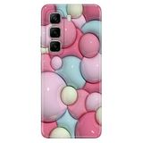 Senada Infinix Hot 50 Pro 4G / 4.5G ile Uyumlu Kılıf Camera Korumalı Silikon Desenli Baloncuk