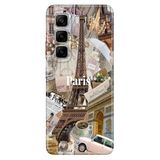 Senada Infinix Hot 50 Pro 4G / 4.5G ile Uyumlu Kılıf Camera Korumalı Silikon Desenli Paris