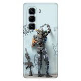 Senada Infınıx Hot 50 Pro+ Plus İle Uyumlu Kılıf Art Silikon Baskılı Telefon İle Uyumlu Kılıfı Tpu Cchappieee