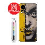 Senada Infinix Hot 8 9 10 11S 12 20 30İ 40 40İ Uyumlu Pro Play İle Uyumlu Kılıf Baskılı Renkli Arka Kapak Kelebek