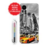Senada Infinix Hot 8 9 10 11S 12 20 30İ 40 40İ Uyumlu Pro Play İle Uyumlu Kılıf Baskılı Renkli Arka Kapak