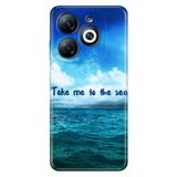 Senada Infinix Smart 8-8 Pro İle Uyumlu Kılıf Uv-Color Telefon İle Uyumlu Kılıfı Vip Baskılı Take Me