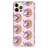 Senada Iphone 13 Pro İle Uyumlu Kılıf Colored Desenli Silikon Unicorn Donut