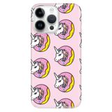 Senada İphone 13 Pro İle Uyumlu Kılıf Desenli Baskılı Silikon Unicorn Donut