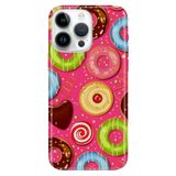 Senada İphone 13 Pro Max İle Uyumlu Kılıf Desenli Baskılı Silikon Donut