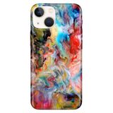 Senada Iphone 13 Uyumlu İle Uyumlu Kılıf Colored Desenli Silikon Boyaların Dansı