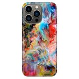 Senada Iphone 14 Pro Max İle Uyumlu Kılıf Silikon Moderna Resimli Desenli Boyaların Dansı
