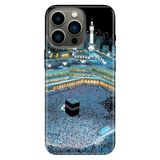 Senada Iphone 14 Pro Max İle Uyumlu Kılıf Silikon Moderna Resimli Desenli Mekke Hac Kabe