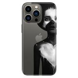 Senada Iphone 14 Pro Max İle Uyumlu Kılıf Silikon Moderna Resimli Desenli Siyahlı Kadın