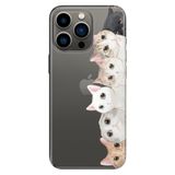Senada İphone 15 Pro İle Uyumlu Kılıf Kamera Korumalı Silikon Desenli Resimli Kapak Pisi Pisi Kedi