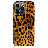 Senada İphone 15 Pro Max İle Uyumlu Kılıf Kamera Korumalı Silikon Desenli Resimli Kapak Leopar Kürk