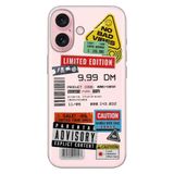 Senada İphone 16 Plus İle Uyumlu Kılıf Telefon İle Uyumlu Kılıfı 16 Plus Baskılı Mix Sticker