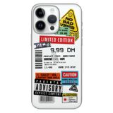 Senada İphone 16 Pro Max İle Uyumlu Kılıf Telefon İle Uyumlu Kılıfı 16 Pro Max Baskılı Mix Sticker