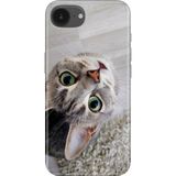 Senada iPhone 16E Kılıf Desenli Baskılı Tpu Rubber Kapak Evdeki Kedi - 001-Renkli