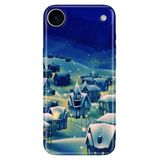 Senada iPhone 17 Air Kamera Korumalı ile Uyumlu Kılıf Dekoratif Silikon Baskılı Kapak Cold Village