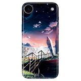 Senada iPhone 17 Air Kamera Korumalı ile Uyumlu Kılıf Dekoratif Silikon Baskılı Kapak Empire State