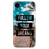 Senada iPhone 17 Air Kamera Korumalı ile Uyumlu Kılıf Dekoratif Silikon Baskılı Kapak Follow Your Dreams