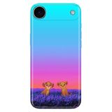 Senada iPhone 17 Air Kamera Korumalı ile Uyumlu Kılıf Dekoratif Silikon Baskılı Kapak Junior Aslanlar