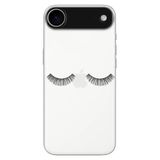 Senada iPhone 17 Air Kamera Korumalı ile Uyumlu Kılıf Dekoratif Silikon Baskılı Kapak Masum Kirpik