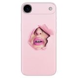 Senada iPhone 17 Air Kamera Korumalı ile Uyumlu Kılıf Dekoratif Silikon Baskılı Kapak Saklı Aşk