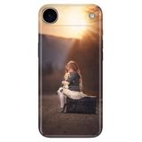 Senada iPhone 17 Air Kamera Korumalı ile Uyumlu Kılıf Dekoratif Silikon Baskılı Kapak Yalnız Çocuk