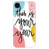Senada iPhone 17 Air Kamera Korumalı ile Uyumlu Kılıf Dekoratif Silikon Baskılı Kapak Your Year