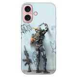 Senada iPhone 17 Camera Productor ile Uyumlu Kılıf Art Silikon Baskılı TPU ChappieKarakter