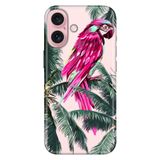 Senada iPhone 17 Camera Productor ile Uyumlu Kılıf Art Silikon Baskılı TPU Papağan