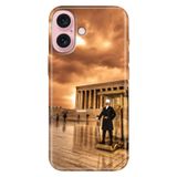 Senada iPhone 17 Camera Productor ile Uyumlu Kılıf Dekoratif Silikon Baskılı Kapak Anıtkabir