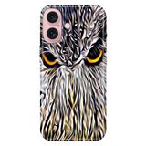 Senada iPhone 17 Camera Productor ile Uyumlu Kılıf Dekoratif Silikon Baskılı Kapak Baykuş Asil