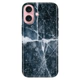 Senada iPhone 17 Camera Productor ile Uyumlu Kılıf Dekoratif Silikon Baskılı Kapak Bells Mermer