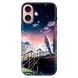 Senada iPhone 17 Camera Productor ile Uyumlu Kılıf Dekoratif Silikon Baskılı Kapak Empire State