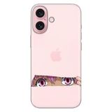 Senada iPhone 17 Camera Productor ile Uyumlu Kılıf Dekoratif Silikon Baskılı Kapak Gizli Bakış