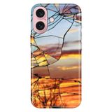 Senada iPhone 17 Camera Productor ile Uyumlu Kılıf Dekoratif Silikon Baskılı Kapak Günbatımı