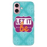 Senada iPhone 17 Camera Productor ile Uyumlu Kılıf Dekoratif Silikon Baskılı Kapak Let it Be