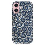 Senada iPhone 17 Camera Productor ile Uyumlu Kılıf Dekoratif Silikon Baskılı Kapak Mavi Dokunuş