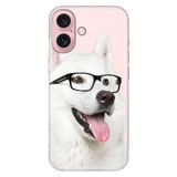 Senada iPhone 17 Camera Productor ile Uyumlu Kılıf Dekoratif Silikon Baskılı Kapak Prof Dog