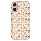 Senada iPhone 17 Camera Productor ile Uyumlu Kılıf Dekoratif Silikon Baskılı Kapak Pug