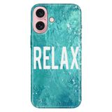 Senada iPhone 17 Camera Productor ile Uyumlu Kılıf Dekoratif Silikon Baskılı Kapak Relax Mermer