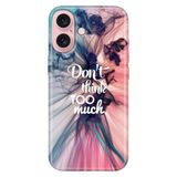 Senada iPhone 17 Camera Productor ile Uyumlu Kılıf Dekoratif Silikon Baskılı Kapak Too Much