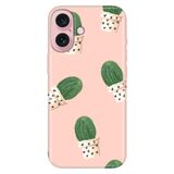 Senada iPhone 17 Camera Productor ile Uyumlu Kılıf Desenli Silikon Baskılı Kapak Cactus