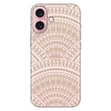Senada iPhone 17 Camera Productor ile Uyumlu Kılıf Desenli Silikon Baskılı Kapak Mat Mandala
