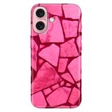 Senada iPhone 17 Camera Productor ile Uyumlu Kılıf Desenli Silikon Baskılı Kapak Pembe Beton