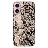 Senada iPhone 17 Camera Productor ile Uyumlu Kılıf Desenli Silikon Baskılı Kapak Pink Mandala
