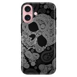 Senada iPhone 17 Camera Productor ile Uyumlu Kılıf Desenli Silikon Baskılı Kapak Skuller