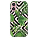 Senada iPhone 17 Camera Productor ile Uyumlu Kılıf Desenli Silikon Baskılı Kapak Vogue Yaprak