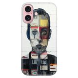 Senada iPhone 17 Camera Productor ile Uyumlu Kılıf Renkli Silikon Baskılı TPU Art Collage