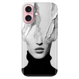 Senada iPhone 17 Camera Productor ile Uyumlu Kılıf Renkli Silikon Baskılı TPU Art Girl