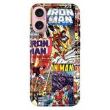 Senada iPhone 17 Camera Productor ile Uyumlu Kılıf Renkli Silikon Baskılı TPU Çizgi Roman